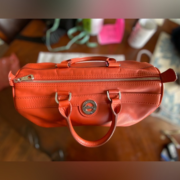 Longchamp Orange Boston Bag - Picture 7 of 11